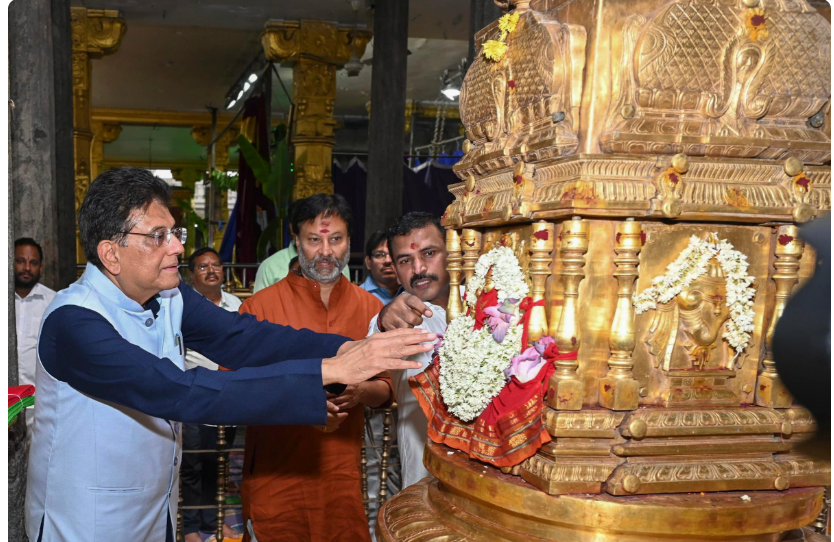 Helicopter glitch forces Union Minister Piyush Goyal to cancel aerial survey in Andhra Pradesh