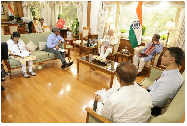 Dharmendra Pradhan urges Khattar’s intervention for timely release of 15th finance commission grants to Odisha ULBs