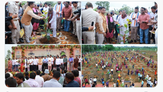 Dharmendra Pradhan pledges net-zero India by 2070, leads ‘Ek Ped Maa Ke Naam’ plantation drive in Sambalpur