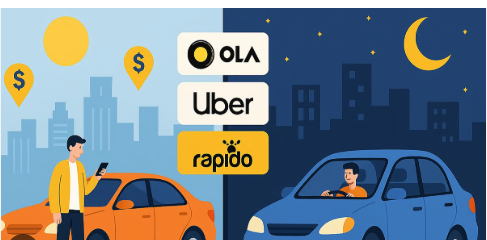 Cab Aggregators can now charge up to double the base fare during peak hours