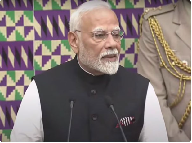"Africa Linked to India’s Space Triumphs": PM Modi Highlights Symbolic Connection During Ghana Visit