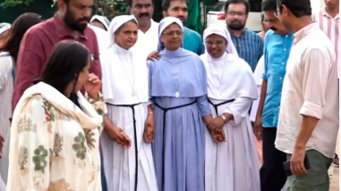 Two Kerala Nuns granted bail in trafficking case; MPs celebrate release outside Chhattisgarh jail