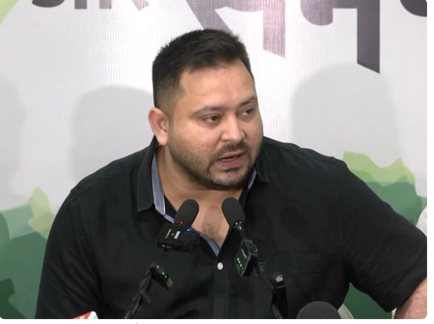 “Bihar Dy Chief Minister Vijay Kumar Sinha has two EPIC numbers, " :Tejashwi Yadav