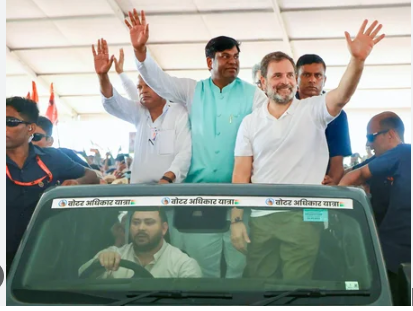 In Bihar, Rahul Gandhi lets Tejashwi Yadav be in the driving seat