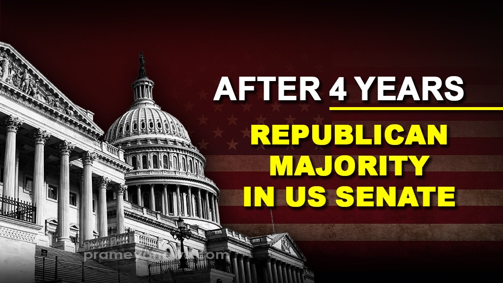 Anti-incumbency Drowns Democrats, Republicans swim to majority in US Senate after 4 years