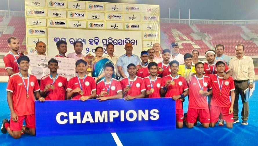 Sundargarh crowned Champions in the Senior Men’s hockey championship