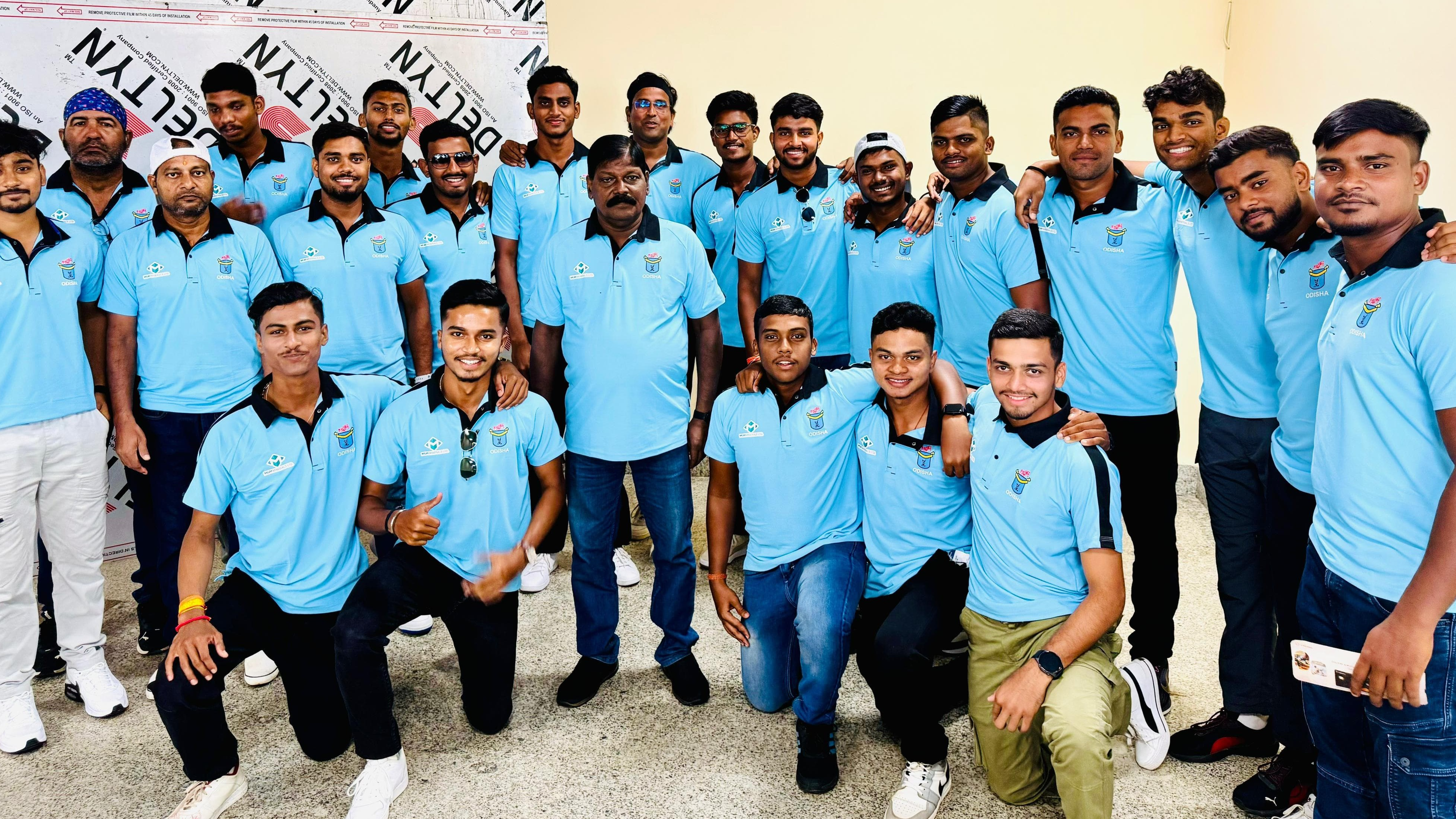 Odisha U-23 team proceeds for Col C K Nayudu Trophy