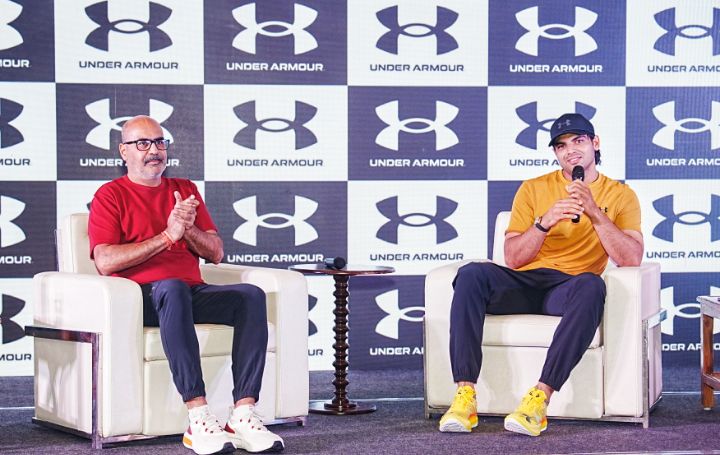 Under Armour store inaugurated by Olympic medalists Neeraj Chopra