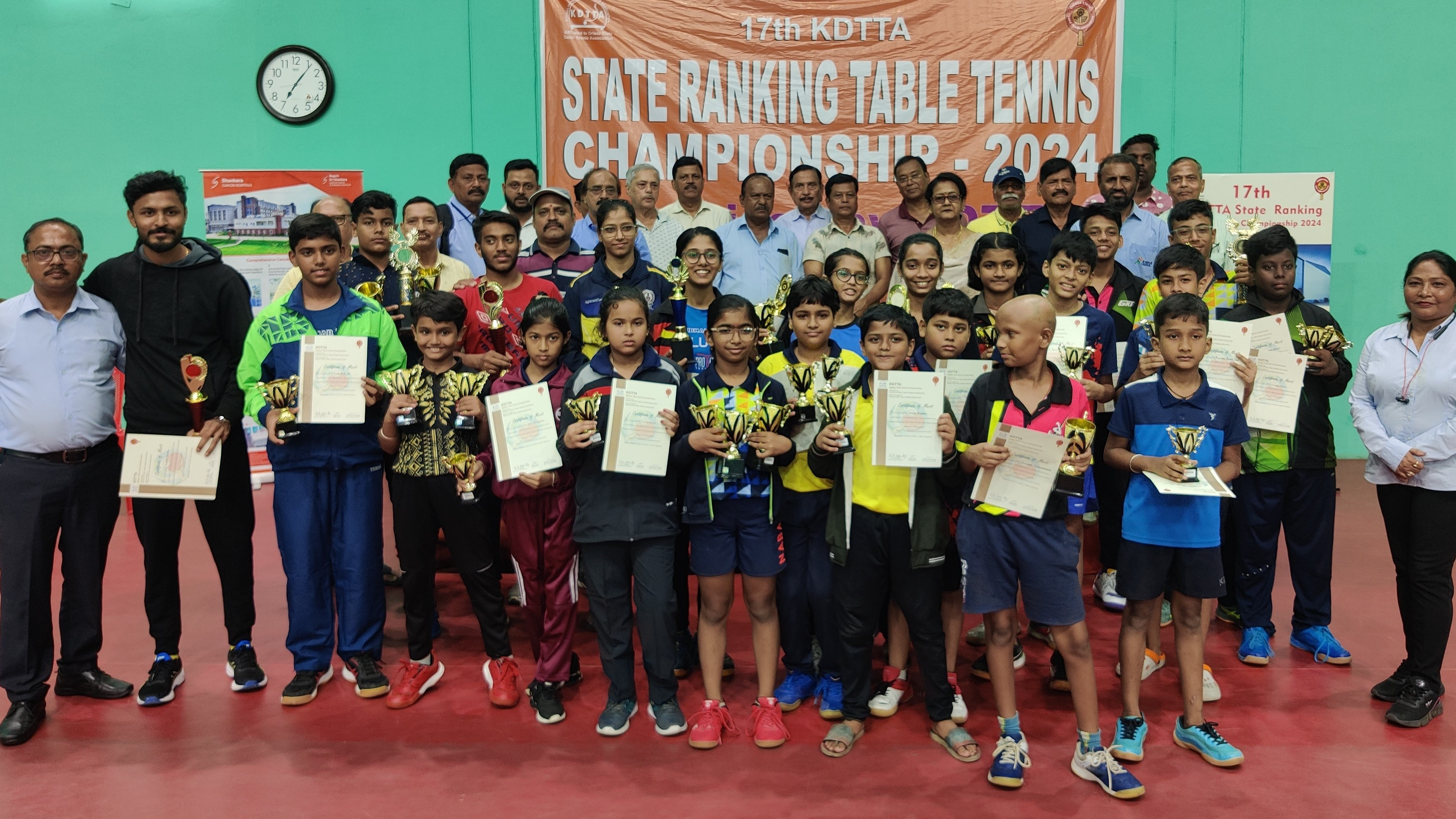 Jigyanshu Sai Kiran Dominates Odisha Table Tennis Championship