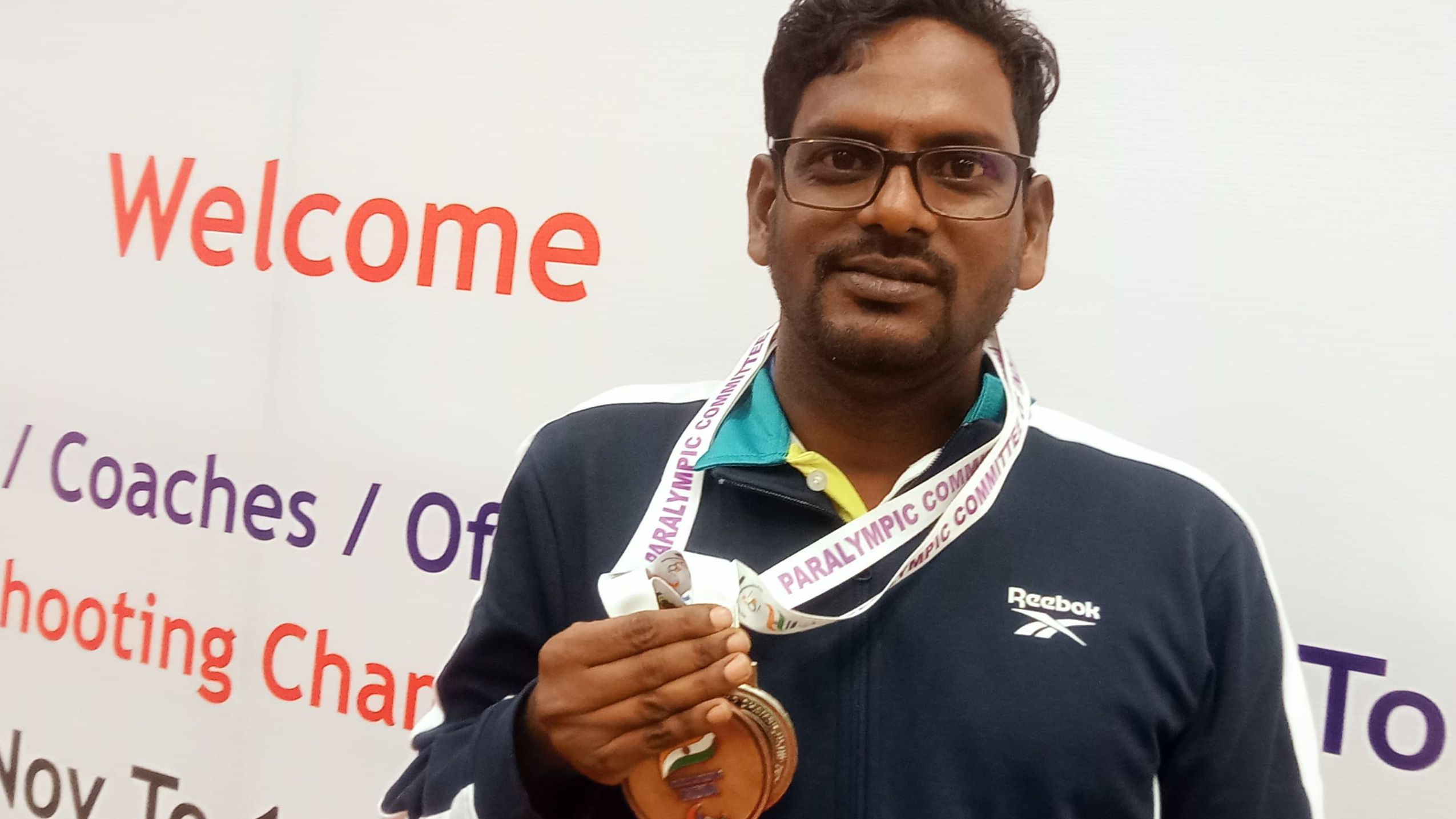 Pravakar wins 2 medals in the Zonal Para Shooting Championship