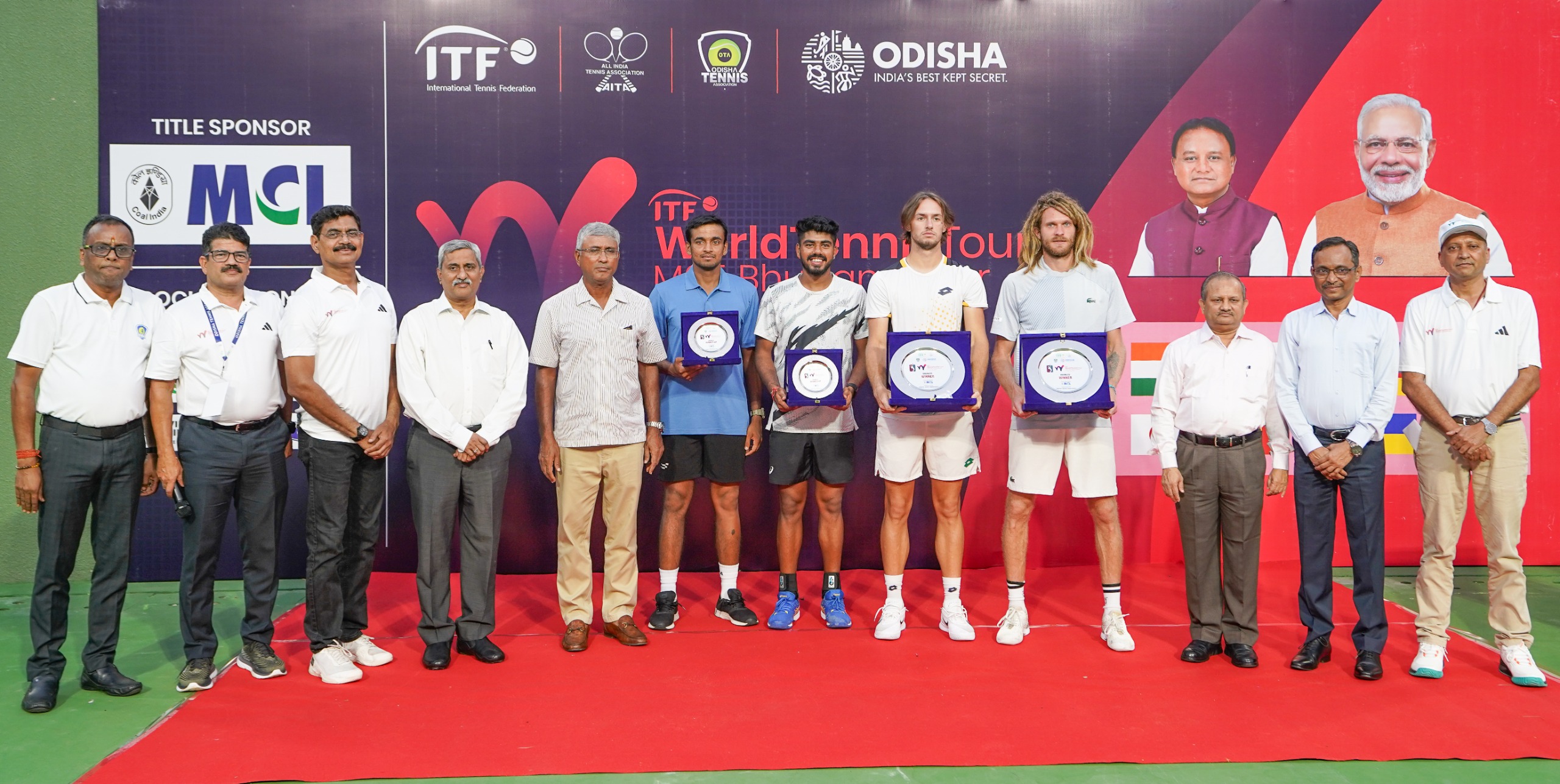Local favorites Kabir and Rishab finish as Runners-Up in doubles final