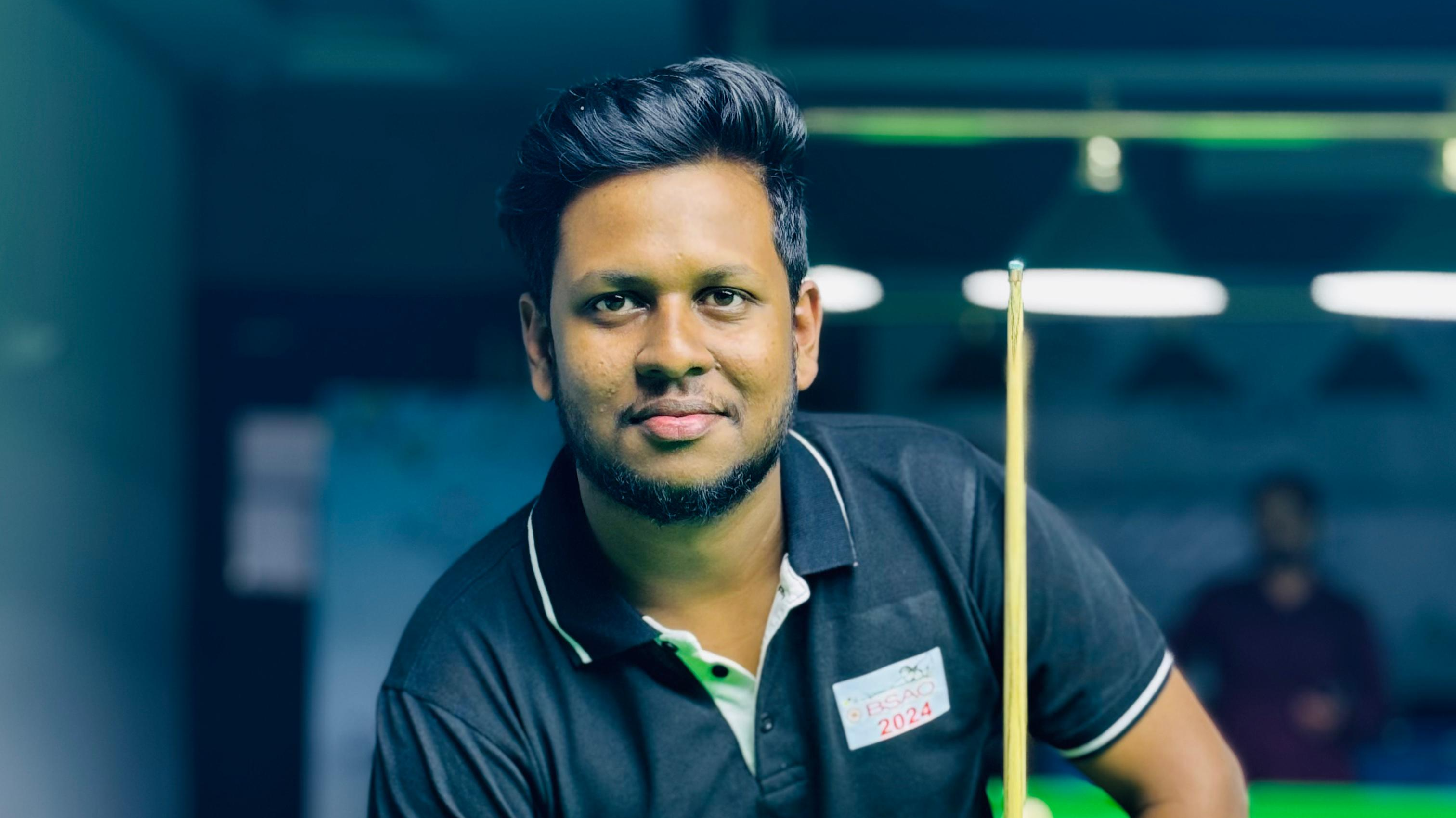 Abinesh upset 2nd seed in State Snooker meet