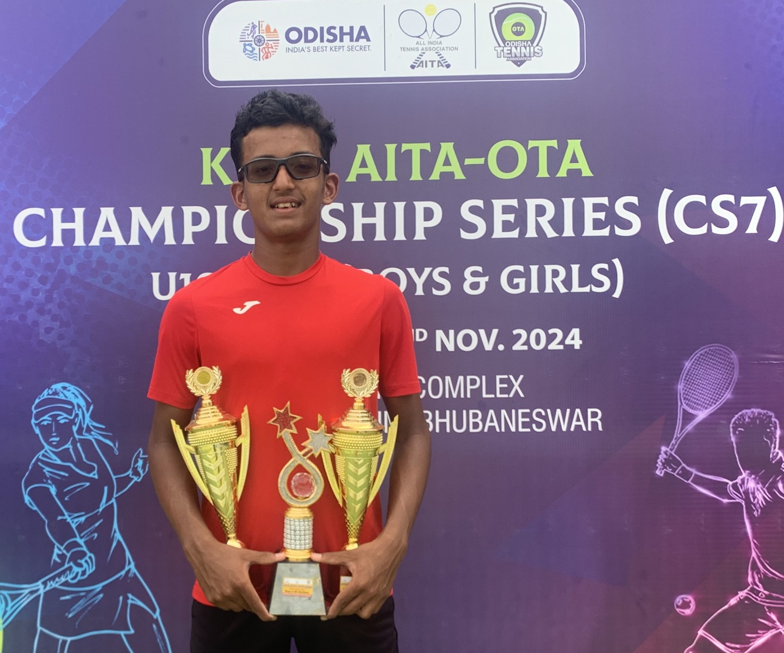 Aahaan shines in KDTA AITA championship Series