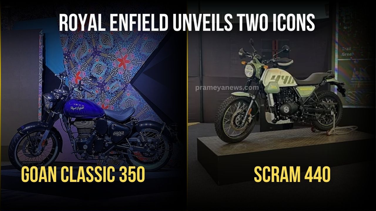 Royal Enfield Launches Goan Classic 350 & Scram 440