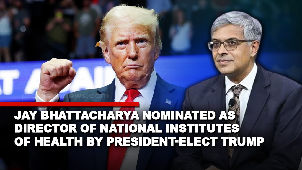 Jay Bhattacharya nominated as Director of National Institutes of Health by President-elect Trump