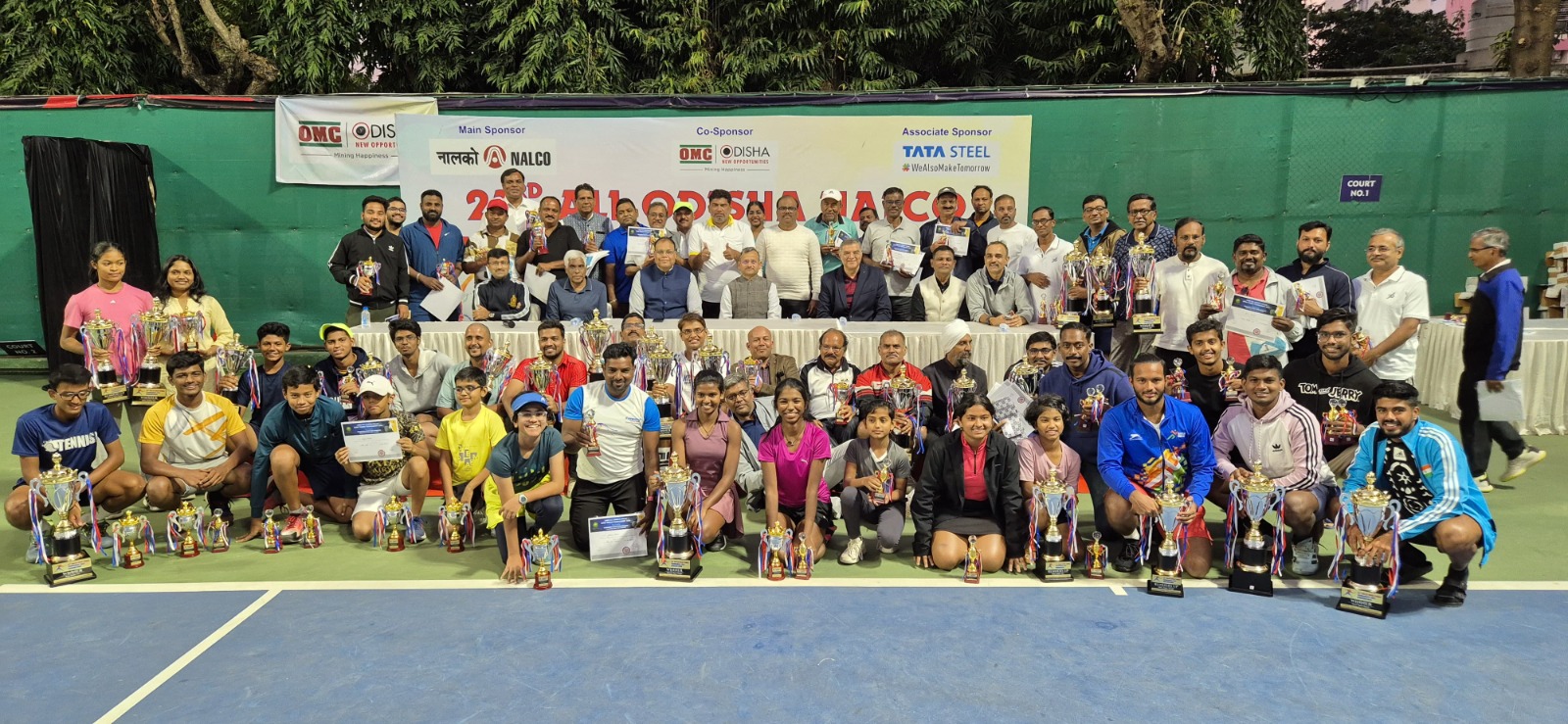 Kabir Hans double crowns in Nalco Open Tennis