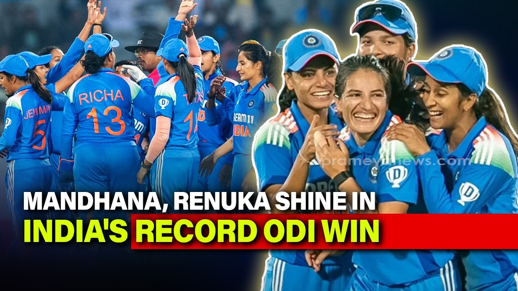 India Crush West Indies in Record 211-Run ODI Win