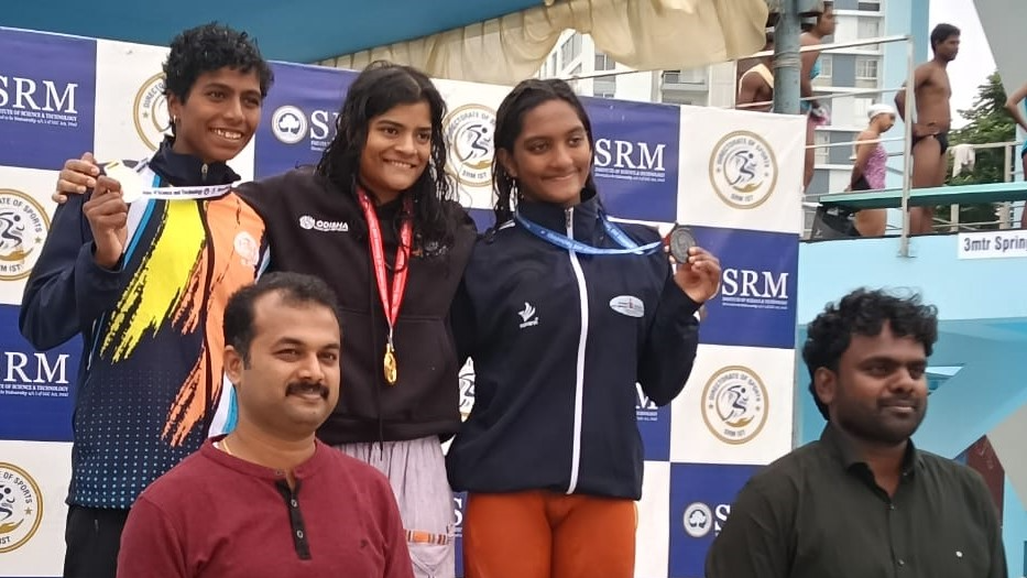 Pratyasa, Dibyanka wins gold medal each in the University meet