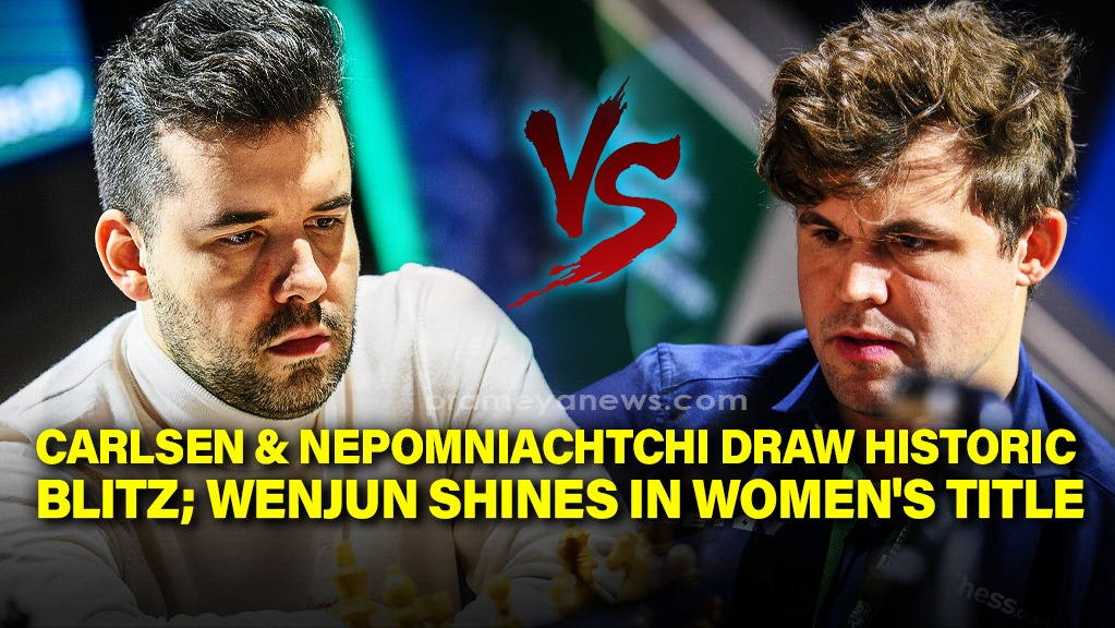2024 Chess Blitz: Carlsen & Nepo Share Title, Ju Wenjun Wins