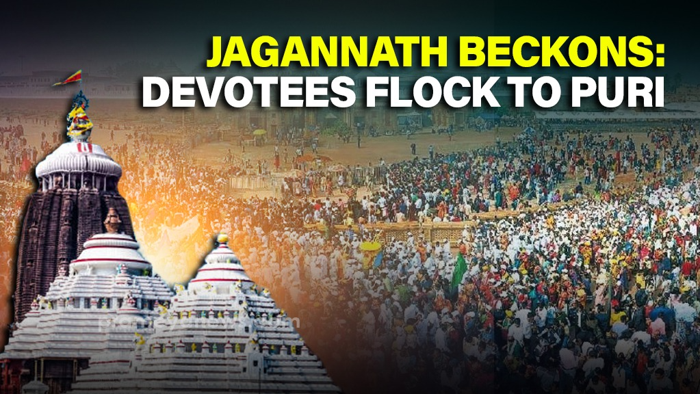 Massive Crowds at Jagannath Temple for New Year Blessings