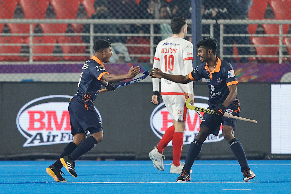UP Rudras defeat Soorma Hockey Club 3-0 in Hero Hockey India League