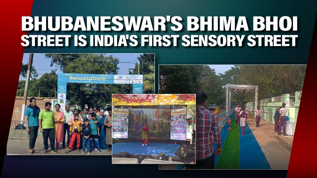 Bhubaneswar's Bhima Bhoi Street Transforms into India's First Sensory Street, Pioneering Urban Accessibility