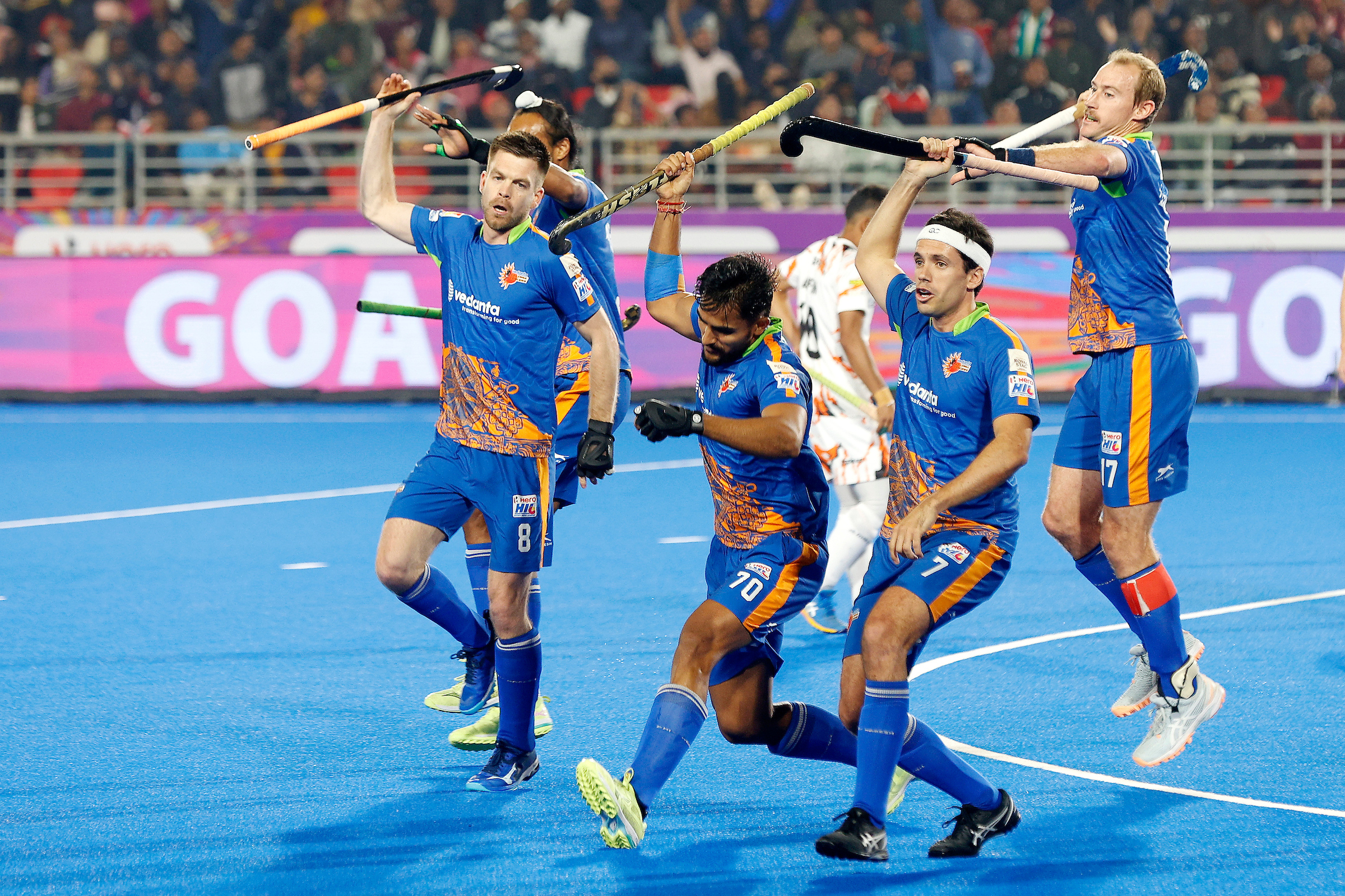 Kalinga Lancers Dominate Bengal Tigers 6-0 in HIL 2024