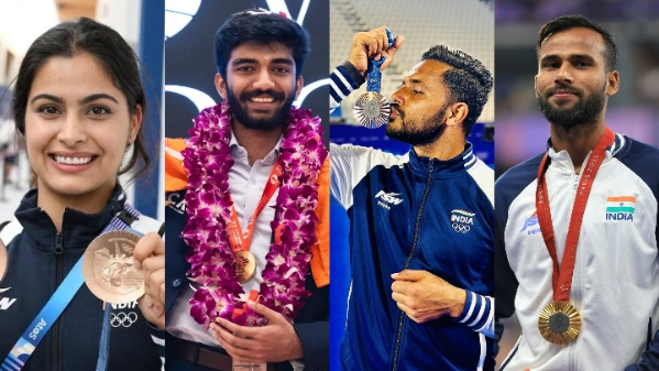  Bhaker, Gukesh, Harmanpreet, and Praveen: Shine on National Sports Day