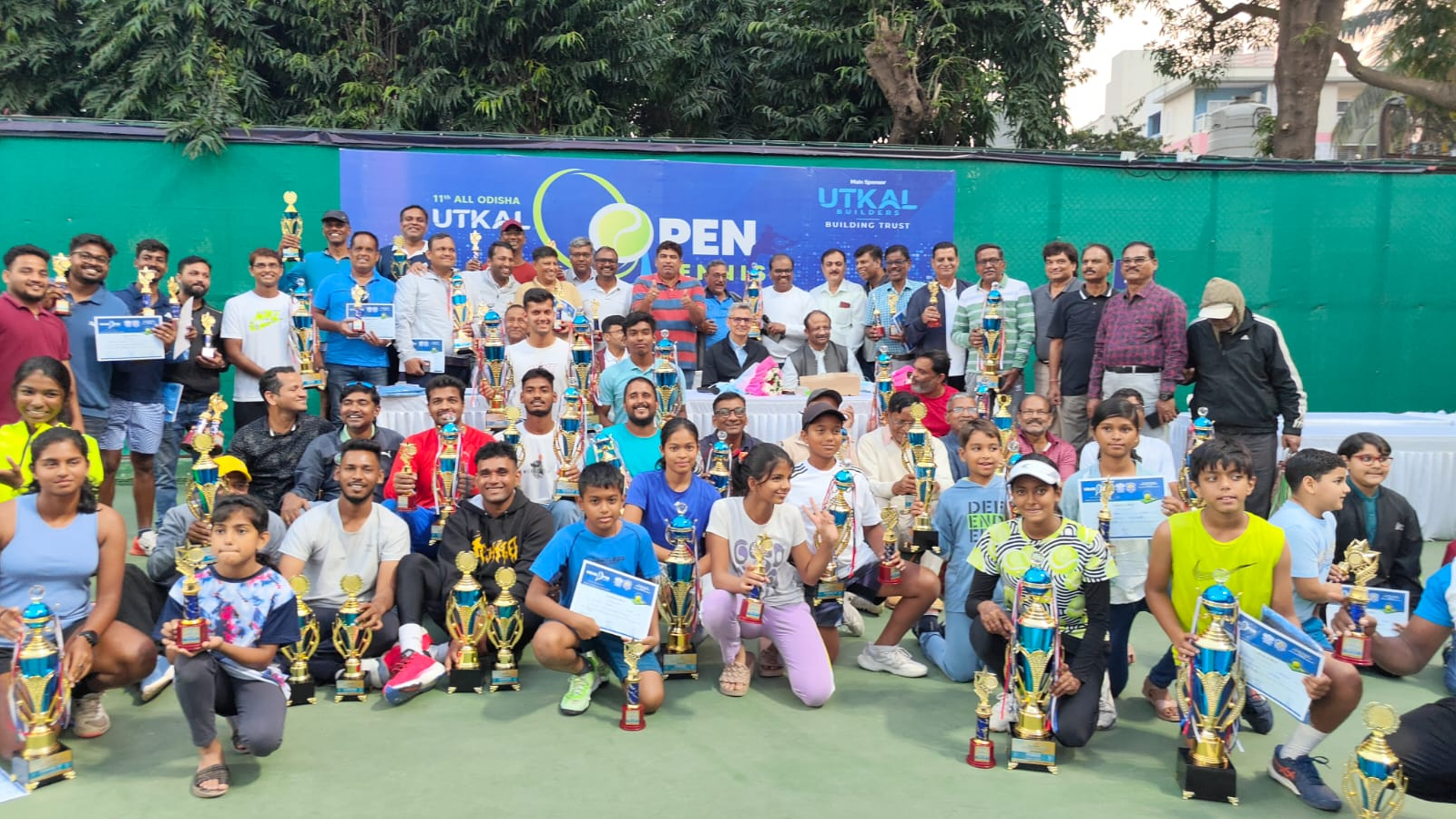 Amrutjay double crowns in Utkal Open Tennis