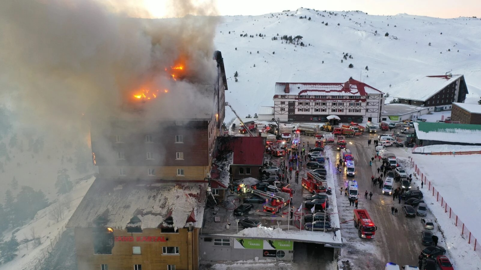 Deadly Blaze at Kartalkaya Turkish Ski Resort Claims 66 Lives