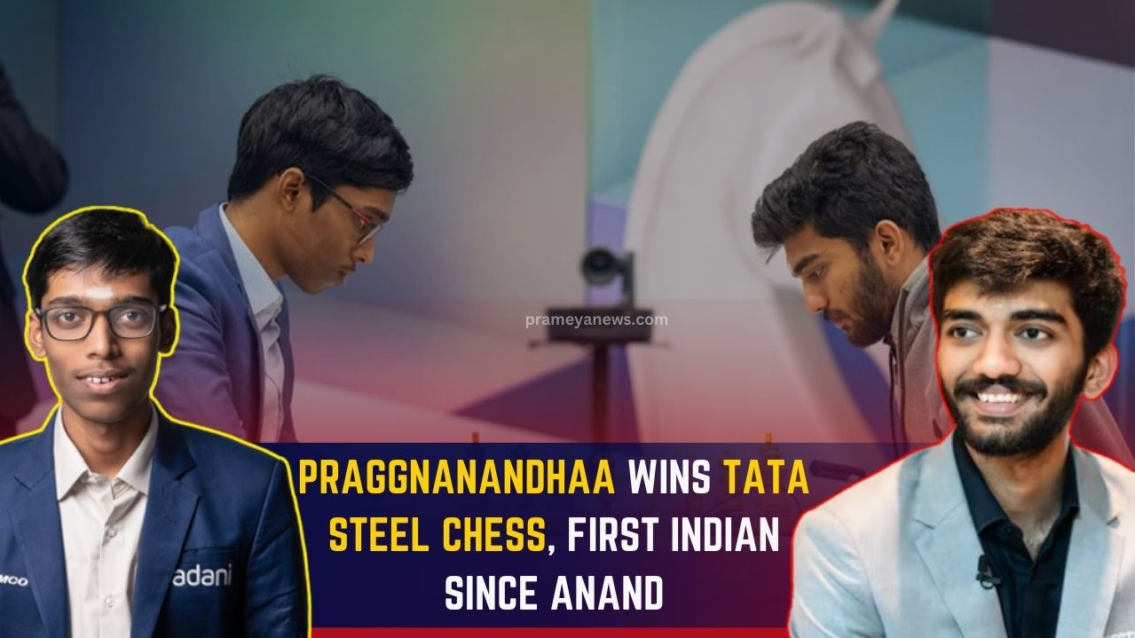Praggnanandhaa Dethrones Gukesh at Tata Steel Chess, First Indian to Win Tata Steel Chess since Anand