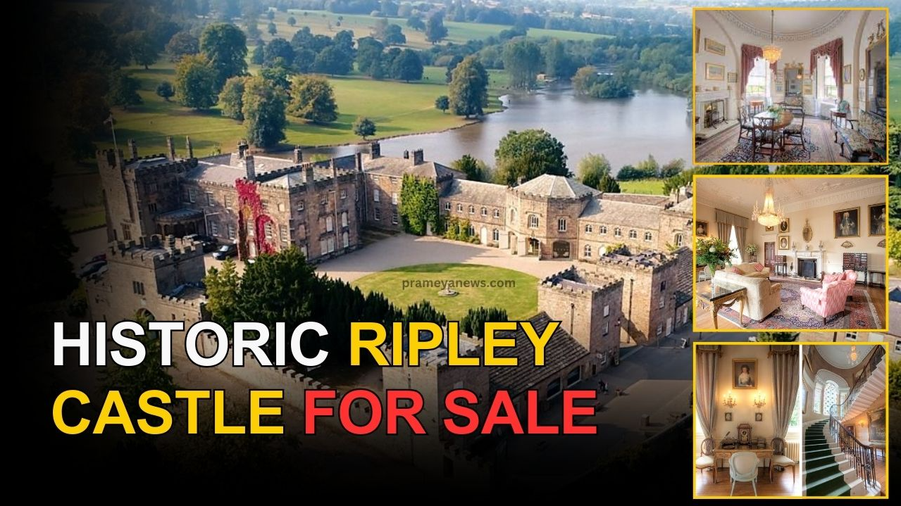 End of a Fairytale Era: Ripley Castle, the 700-Year-Old Castle listed for Sale at ₹225 Crore