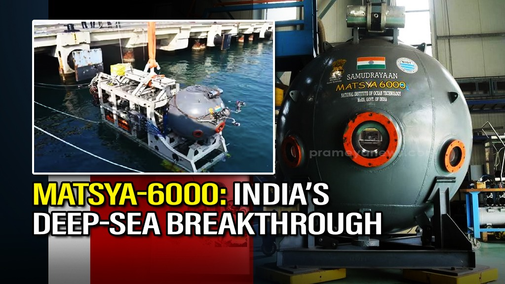India's Matsya-6000: A Technological Leap for India's Ocean Exploration
