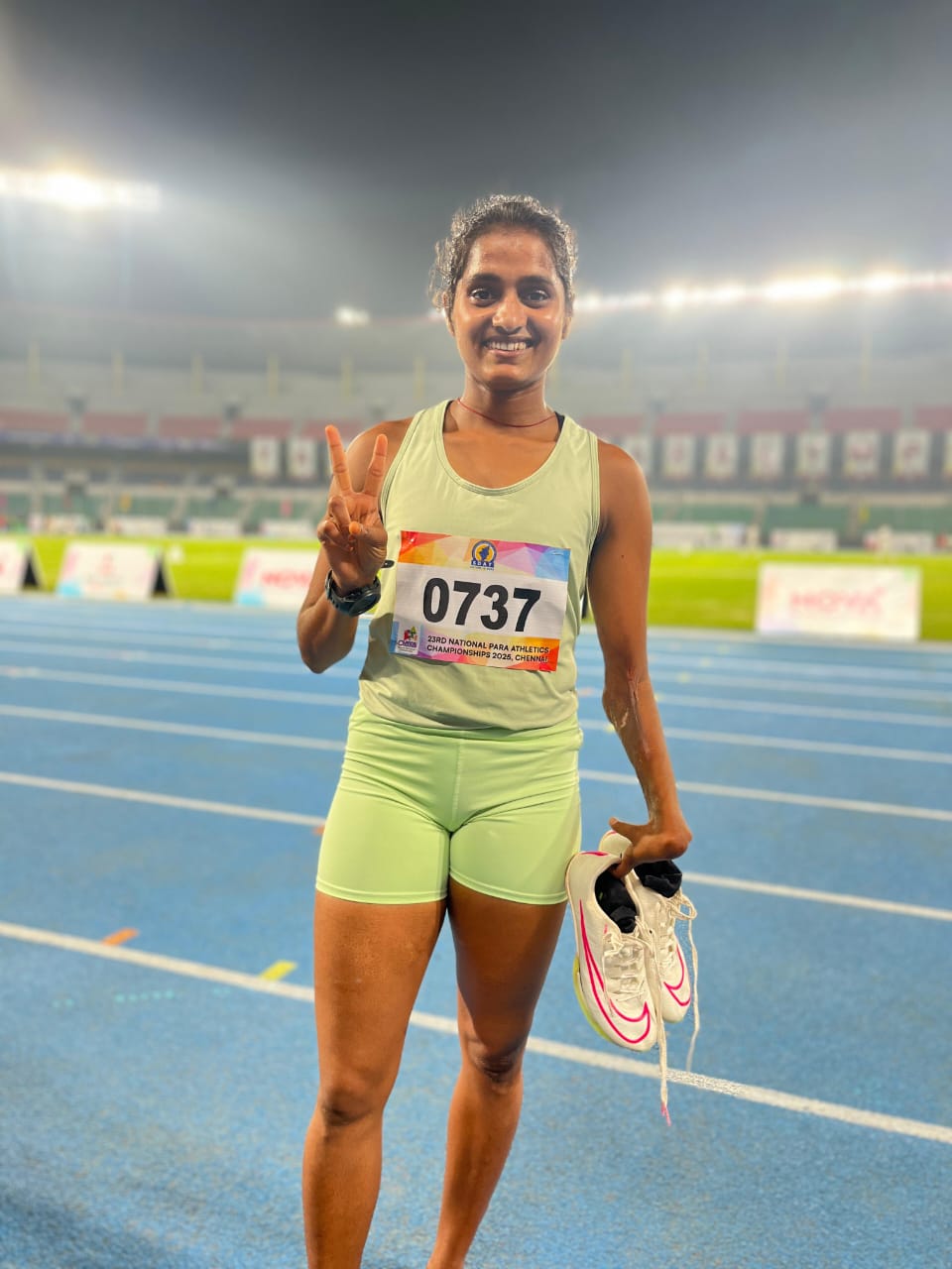 Jayanti bags first gold for Odisha in the 23rd National Para Athletics Championship 2025