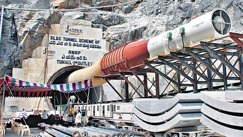 Telangana Tunnel Roof Collapse: Uncertainty Over Number of Workers Trapped, Rescue Underway