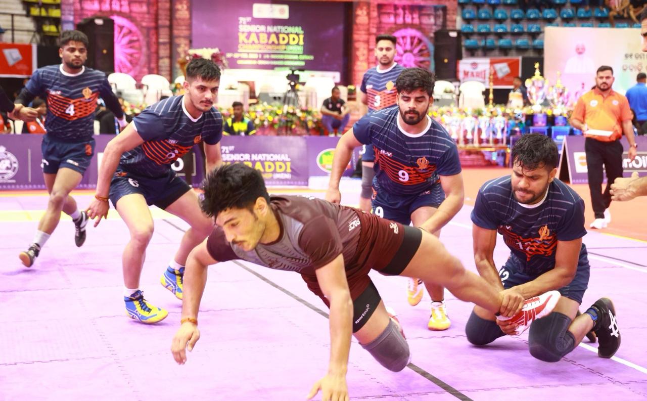 Maharashtra, Haryana, Services dominants Senior National Kabaddi meet