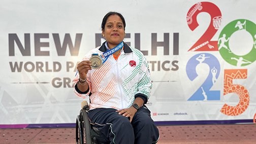 Odisha’s Suchitra wins gold in the World Para Athletics Grand Prix