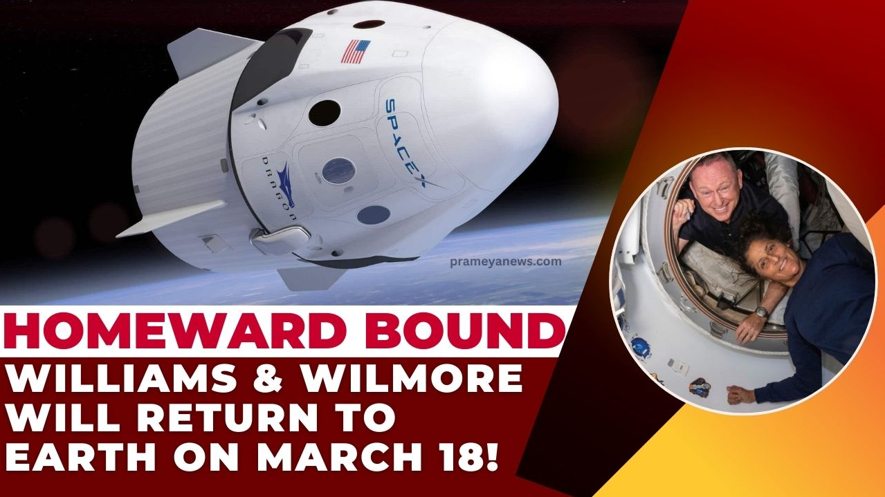 Homeward Bound: Williams & Wilmore's 9-Month Space Odyssey Ends on March 18 with Florida Splashdown