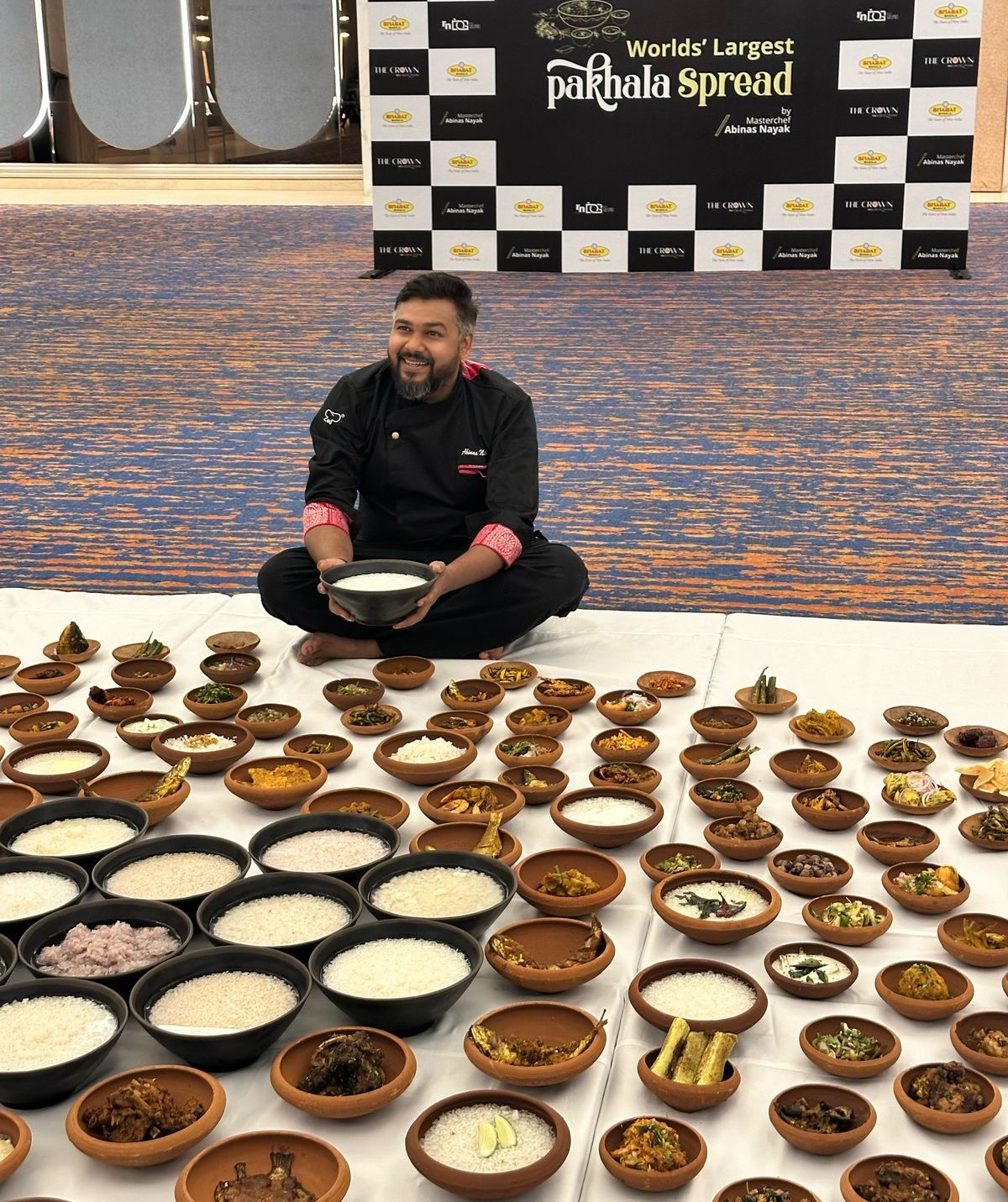Chef Abhinas Nayak Creates History with 180+ Pakhala Dishes