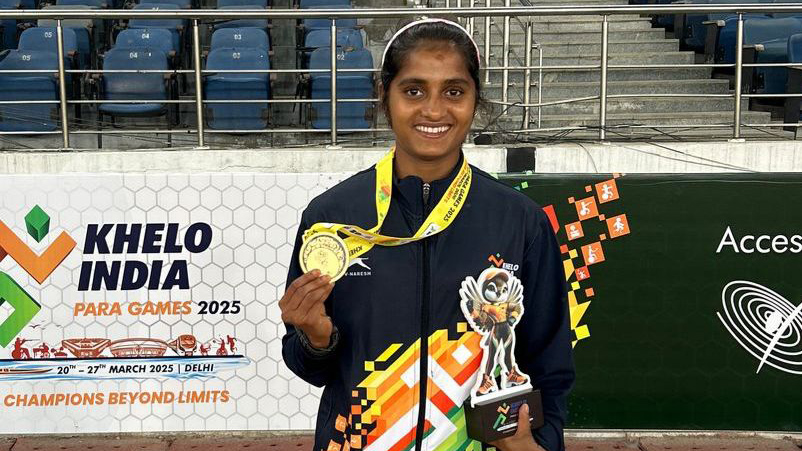 Jayanti Behera wins gold in Khelo India Para Games 2025