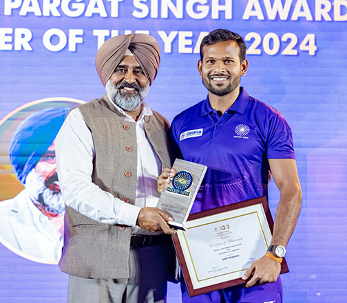 Amit Rohidas expresses gratitude for winning Pargat Singh Award for Defender