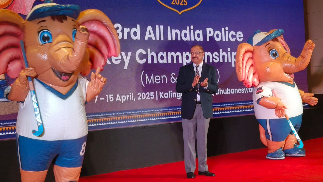 Odisha DGP unveils logo and mascot of All India Police Hockey championship