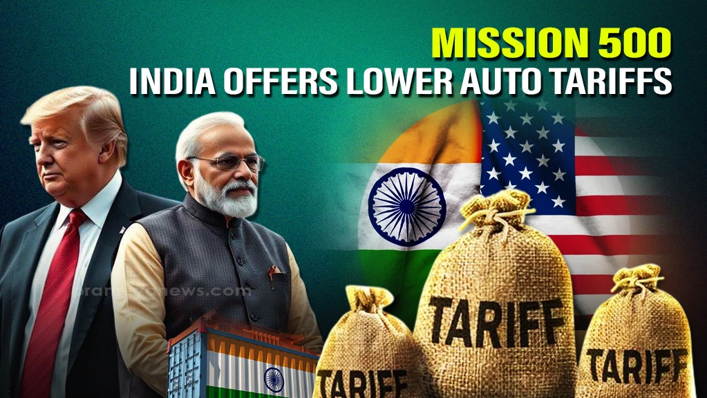 "Mission 500": India Offers Lower Auto Tariffs for Agri Exclusions in US Trade Negotiations
