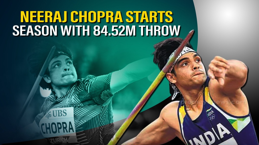 Neeraj Chopra starts the New Season with a throw of 84.52m at Potchefstroom Invitational Event