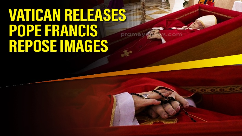Pope Francis Lying in Repose Images Released by Vatican