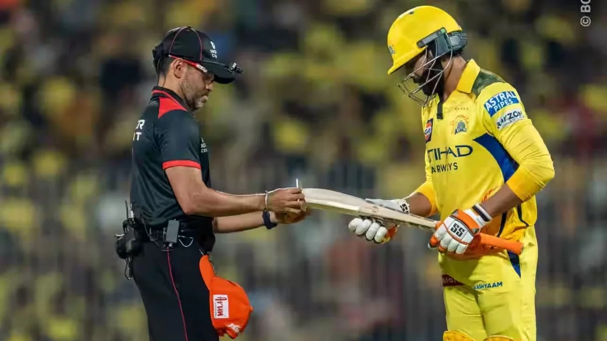 Jadeja's Bat Fails IPL Gauge Test: New Bat Dimension Rules in Action