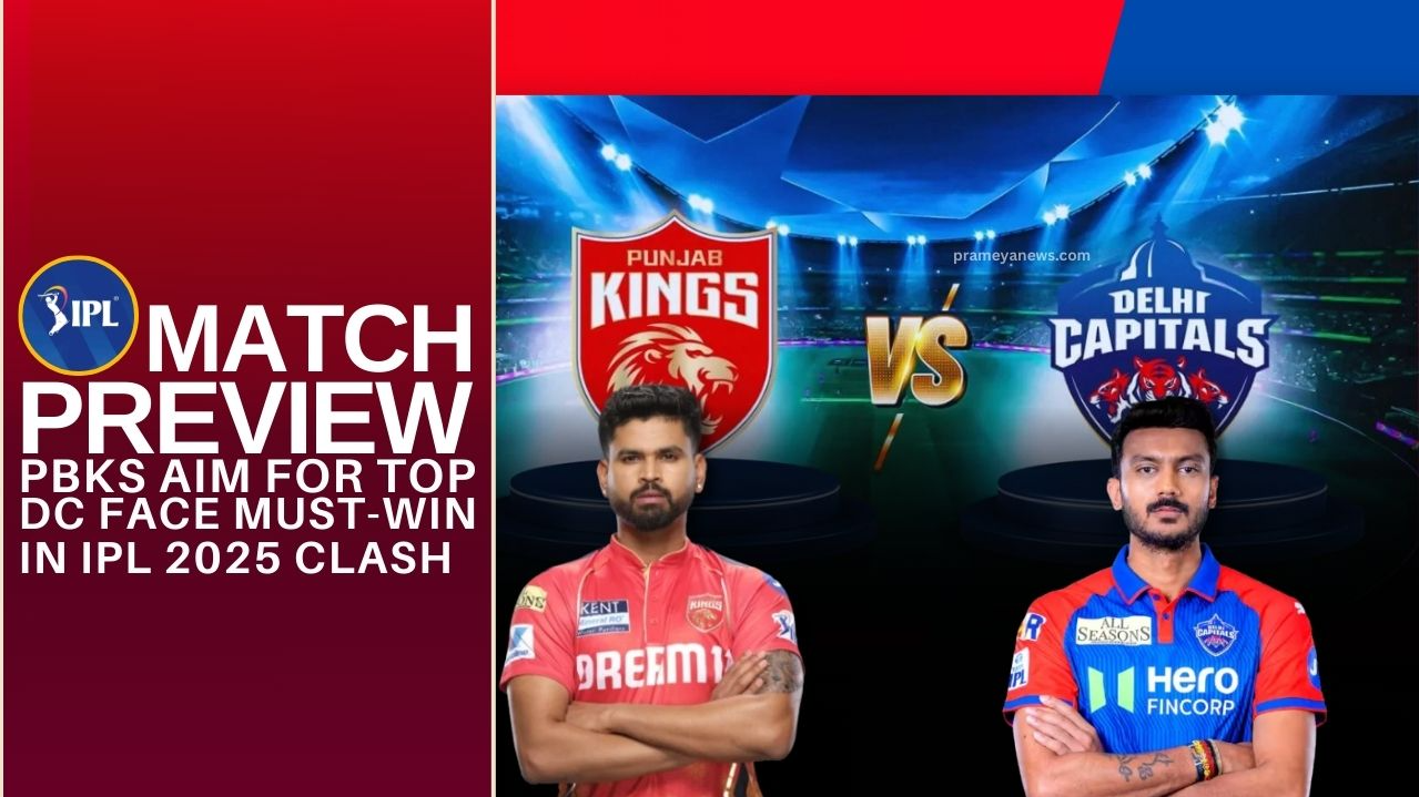 IPL 2025 Preview: Punjab Kings eye for Top Spot while it’s a Must-Win for Delhi Capitals