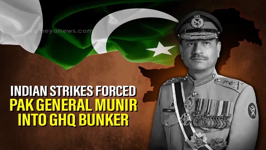 Asim Munir Takes Shelter After Indian Strikes