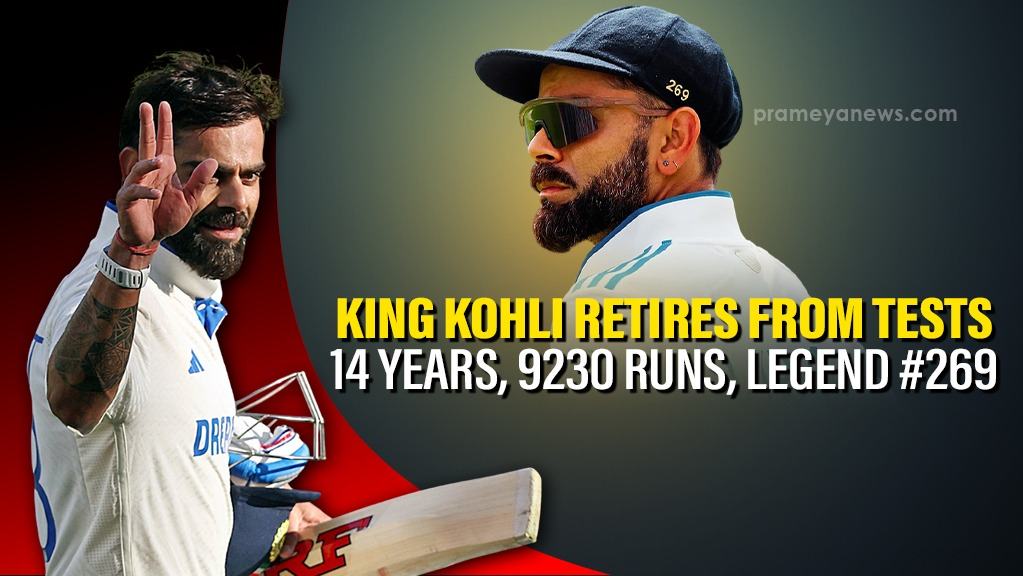 Virat Kohli Retires from Test Cricket After 14 Glorious Years