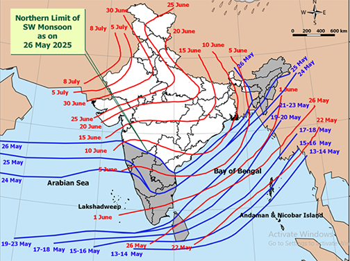 IMD Forecasts Intense Monsoon Activity: Heavy Rain, Red Alerts for West Coast as Southwest Monsoon Advances